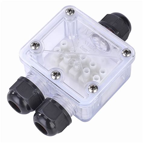 transparent cover junction box|waterproof junction box with glands.